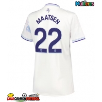 Camisa de Futebol Aston Villa Ian Maatsen #22 Equipamento Alternativo Mulheres 2025-26 Manga Curta